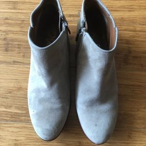 Sam Edelman leather booties- beige/tan. Size 6.5